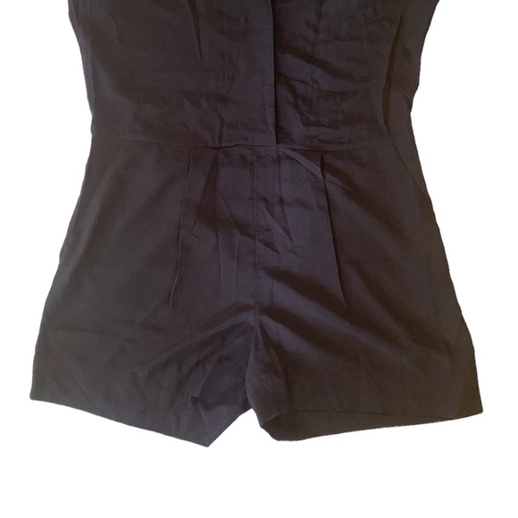 COS Black Silk Minimalist Utility Style Jumpsuit Romper - 2 - Picture 5 of 10